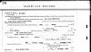 Marriage License and Record - Helen Louise Porterfield and Roy Landy McWhirter